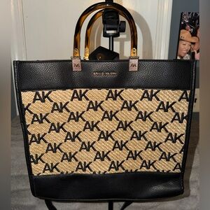 Anne Klein Embroidered Logo Tote